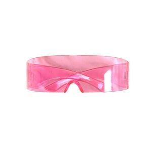 Pink wrap around shades